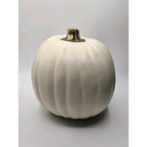 Faux Pumpkin to Custom Paint for Fall/Autumn Decor 9 in Ht  x 8.5 in Dia Unique